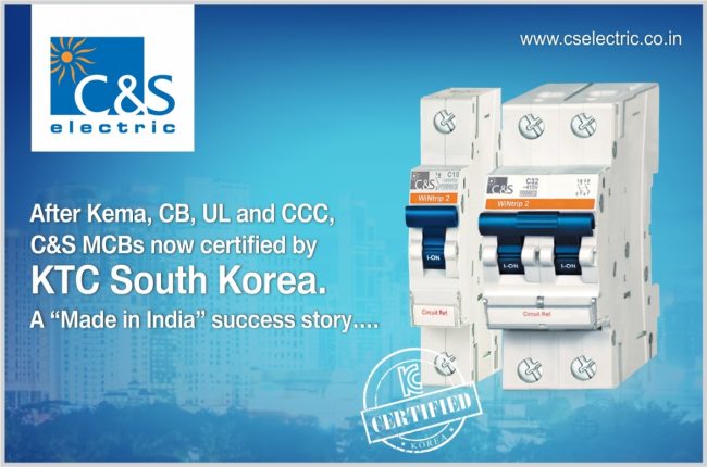 mcb-mailer C&S MCBs now certified by KTC South Korea