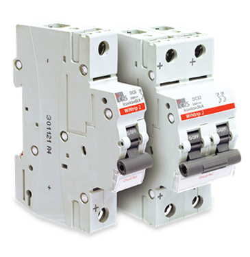 Modular MCB with a white switch